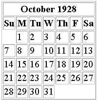 October 1928