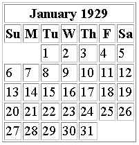 January 1929