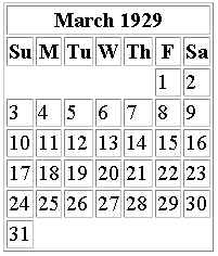 March 1929