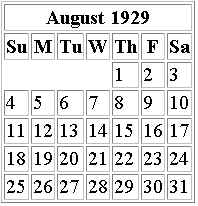 August 1929