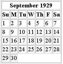 September 1929