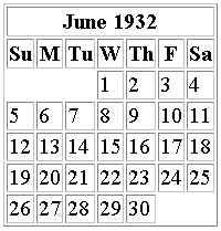 June 1932